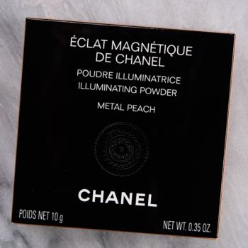 chanel metal peach